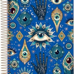 Caderno Espiral Univ CD 1 Matéria 80 Fls Mystic Olhos FSC - Jandaia (CDs)