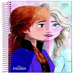 CADERNO ESPIRAL UNIV CD 1X1 80FLS FROZEN FSC - JANDAIA - 69209-24 - JANDAIA (CDs)