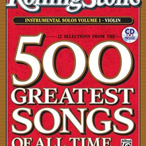Selections from Rolling Stone Magazine's 500 Greatest Songs of All Time (Instrumental Solos for Strings), Vol 1: Violin, Book & CD: Instrumental Solos, Piano Accompaniment Level 2-3 - Galliford, Bill (CDs)