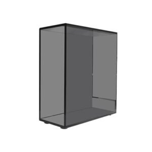 CFGH6FDF Records Desktop Light Rack de armazenamento de discos de vinil acrílico para casa CD prateleira de revistas álbum livro (Equipamentos)