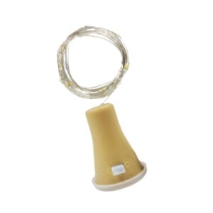 Generic Luzes solares para garrafa de vinho, à prova d'água, garrafa de vidro, luz para decoração de garrafa de cerveja, para portão, caminho, pátio, Branco quente (Cervejas)