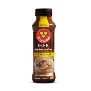 3 Corações Cappuccino Pronto Chocolate 260Ml (Café)