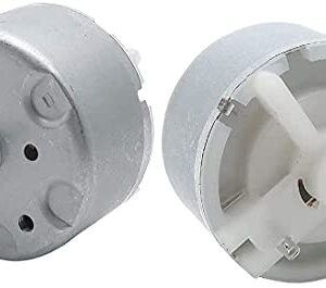 JING Motor Elétrico CC Mini Rf-500Tb-18280, 1,5V-5V, 2700 Rpm, 32 Mm de Diâmetro, Pacote com 2 Unidades. (CDs)