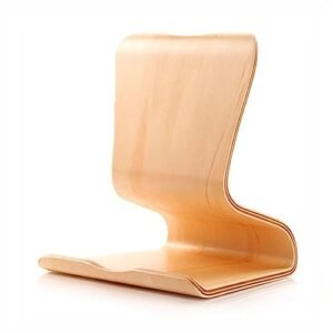 CFGH6FDF Records Prateleira de armazenamento de discos de vinil, suporte de álbum LP de madeira estável, rack de exibição de mesa elegante para livros de álbum de escritório em casa (natural) (Equipamentos)