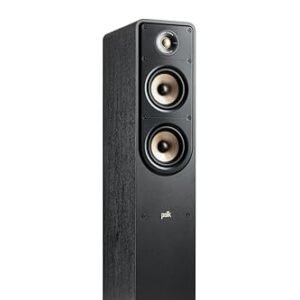 Polk Audio Signature Elite Es50 Par de Caixas Acústicas Torre Dolby Atmos Dts:x Alta Fidelidade Preto (Equipamentos)