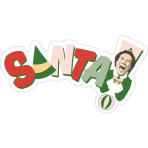 Adesivo Elf Santa! (CDs)