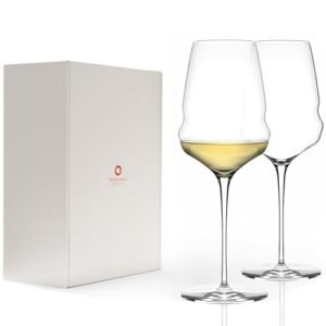 Taça para Vinho Branco Stölzle Lausitz Cocoon 485 ml – Conjunto de 2 Peças – Taças de Cristal Elegantes para Vinho Branco & Aperitivo – Cristal com Ótima Liberação de Aromas – Feito na Alemanha (Vinhos)