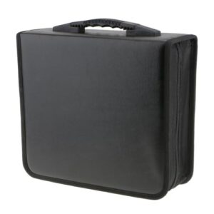 Organizador Porta Cd Para 520/400 Discos Cd/dvd/blu Ray Pasta (400) (CDs)