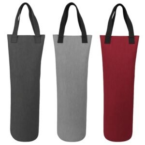 Bolsa Sacola Para Carregar Transportar Garrafas Vinhos Whisky Vodka Refrigerante (1 Garrafa) (Vinhos)