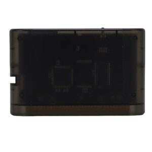 Diydeg Cartão de Jogo 4000 Em 1, Cartucho de Jogo ABS Com Cartão de Armazenamento de 8 GB até 32 GB, para Consoles de Jogos MD1 MD2 MD3 CD X 32X Mega Drive/Master System (Preto Transparente) (CDs)