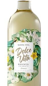 Vinho Branco Frisante Santa Vita Moscatel 750ml (1 Unidade) (Vinhos)