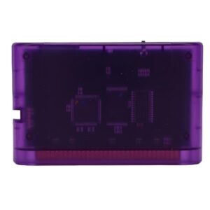 Diydeg Cartão de Jogo 4000 Em 1, Cartucho de Jogo ABS Com Cartão de Armazenamento de 8 GB até 32 GB, para Consoles de Jogos MD1 MD2 MD3 CD X 32X Mega Drive/Master System (Roxo Transparente) (CDs)