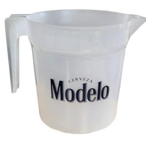 Modelo Cerveza Jarro de cerveja de plástico com alça, 1,360 ml, conjunto de 2 (Cervejas)