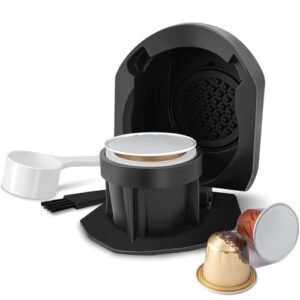 Adaptador de Cápsula Reutilizável Para Dolce Gusto,para DOLCE GUSTO（EDG 466、EDG606、EDG305 Mini Me、KP70） , para Piccolo Xs, para Delonghi (EDG250) (Café)
