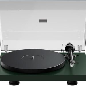 Pro-Ject Debut EVO 2, toca-discos audiófilos de última geração com braço tonearm de fibra de carbono, seleção eletrônica de velocidade e cartucho pré-montado Pick it MM EVO, feito na Europa (cetim (CDs)