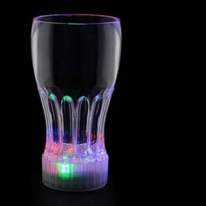 Copo Acrílico Luz Led Pisca-Pisca Efeito Luminoso P/Festas Baladas Bares 200ml para festa e canaval(1 copo 200ml) (Cervejas)