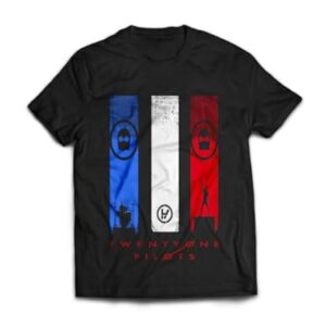 Ultrav Store, Camiseta Masculina Twenty One Pilots Blurryface Cor:Preta;Tamanho:GG (CDs)