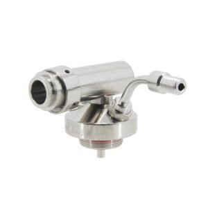 Fabricação caseira de cerveja Stainless Mini Beer Keg Growler Spear 5/8"BSP Fit Standard Stout Forward Sealing Beer Tap Homebrew Nitro Coffee Cocktails Stout Acessórios para vinho(E) (Cervejas)