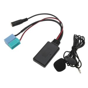 6+8 Pin Bluetooth AUX IN Adapter Hands Free Microphone Replacement for Fiat Bravo for VISTEON Radio Since 2007 Parts (CDs)