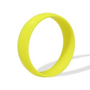 Zhang shine Pulseira feminina neon dos anos 80 – Pulseira grossa larga de cor doce rock pop disco punk redonda pulseira de acrílico vintage joias de plástico (Discos de Vinil)