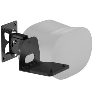 Chunxiao Suporte de parede para alto-falante Sonos Era 300, inclinação +15°/-30° e giratório ± 30° Suporte de parede ajustável para suporte de parede Era 300 com gerenciamento de cabos para som (Equipamentos)