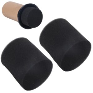 PUSOKEI 2 peças de plugue de espuma de porta de alto-falante, inserção acústica de tubo de porta de graves de 110 mm x 80 mm para redução de ruído do vento e redução de chuff, melhora a resposta de (Equipamentos)