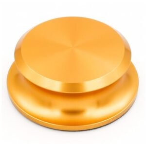 Menesia Estabilizador de peso de gravação, toca-discos e peso de disco de vinil, estabilizador de vinil premium para som superior (ouro) (Equipamentos)