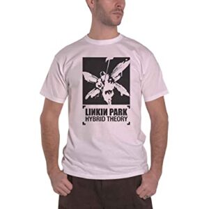 Linkin Park Camiseta Soldier Hybrid Theory Band Logo New Official Mens Black, Branco, P (CDs)