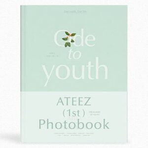 ATEEZ 1ST PHOTO BOOK ; ODE TO YOUTH ( Incl. 1 Making DVD(CD/about 53 mins)+1 Photo Book+1 Behind Book+1 Mini Poster(On pack)+1 Photo Card Set ) - ATEEZ (CDs)