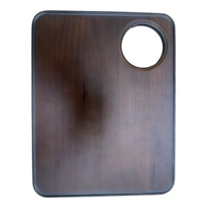Bandeja de carro de mesa de carro para laptop e alimentos, mesa de suporte de copo de madeira com altura ajustável, acessórios de carro para mulheres e homens Bandeja de volante giratória de 360° para (CDs)
