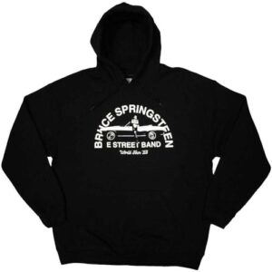 Rock Off officially licensed products Moletom com capuz Bruce Springsteen Tour 2023 Leaning Car, Preto, GG (CDs)