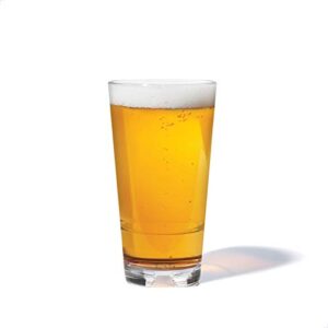 TOSSWARE RESERVE 473 ml Conjunto de 4, qualidade premium, seguro para lava-louças Tritan e resistente ao calor inquebrável copos de cerveja de plástico (Cervejas)