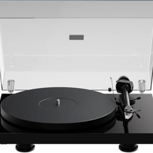 Pro-Ject Debut EVO 2, toca-discos audiófilos de última geração com braço tonearm de fibra de carbono, seleção eletrônica de velocidade e cartucho pré-montado Pick it MM EVO, feito na Europa (brilho (CDs)