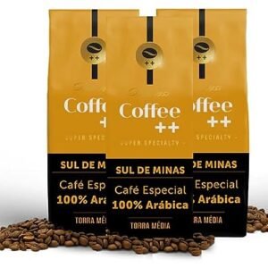Coffee Mais │Café Super Especial em Grãos │ Luiz Paulo Pereira - Mantiqueira de Minas │100% Arábica │Torra Média │Pack 3 unidades de 250g (Café)