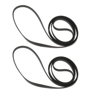 YINETTECH Correia de borracha para toca-discos 255 x 5 x 0,6 mm compatível com THORENS TD-160MKII TD-165C (Equipamentos)