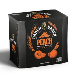 Baden Baden Cerveja Peach, Pack 6 Latas 350ml (Cervejas)