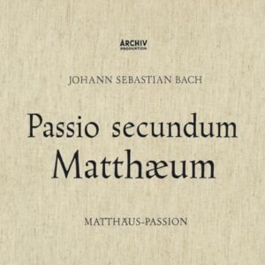 Bach: Matthaus-Passion - SHM - Bach / Richter, Karl (CDs)
