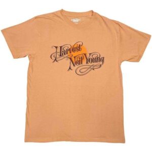 Rock Off officially licensed products Camiseta Neil Young Harvest, Laranja, GG (CDs)