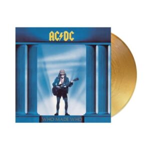 AC/DC - Who Made Who 50th Anniversary Exclusive Limited Gold Color Vinyl Rock LP - AC/DC (Discos de Vinil)