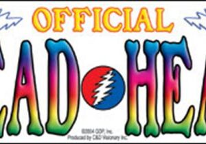 Adesivo C&D Visionary Licenses Products Grateful Dead Deadhead (CDs)