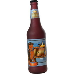 Silly Squeakers Brinquedo para cães com garrafa de cerveja, baba premium (Cervejas)