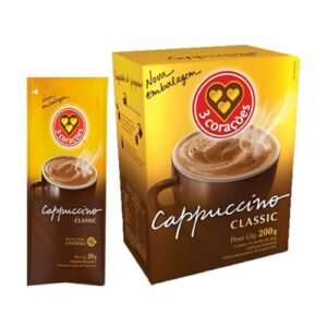 Café Instantâneo Cappuccino 3 Corações Sem Glúten Caixa 200g (Café)