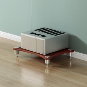 Prateleira de armazenamento de mídia estéreo para armário, suporte de disco de vinil para quarto e sala de estar, torre de rack de áudio, design vertical e horizontal, perfeito para discos de vinil e (Equipamentos)