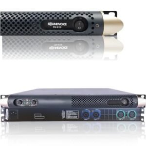 Amplificador de Potência Profissional 1500W 2 Canais 110V Som PA Estéreo Alta Potência para Caixas Passivas Shows DJ Igrejas Eventos Estúdios Amplificador de Áudio Robusto e Confiável (Equipamentos)