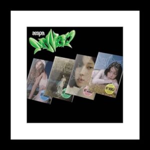 aespa MY WORLD 3rd Mini Album INTRO Random Version CD+1p Poster+72p PhotoBook+1p PhotoCard+Tracking Sealed (CDs)