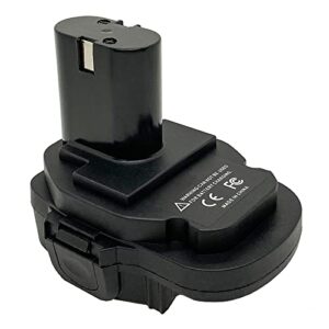 JFQWLE Adaptador compatível com bateria de lítio Makita 18V LXT BL1830 BL1850 BL1860 BL1840 para substituição para bateria de ferramenta sem fio Makita 18 volts Ni-Cd/Ni-Mh (CDs)