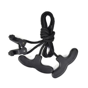 Dispositivo de besta Elong Crossbow Cocking Device Double Handle Crossbows Rope Cocker Aid Cocking String Tool para caça - Funciona com todas as bestas (CDs)