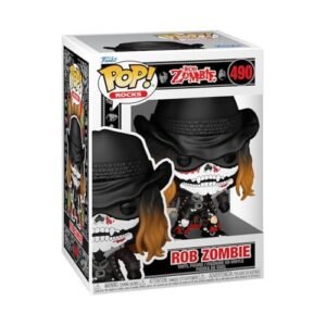 Funko Pop! Rocks: Rob Zumbi com Bandana - Boneco colecionável de vinil - Ideia de presente - Mercadoria oficial - Brinquedos para crianças e adultos - Fãs de música - Figura modelo para colecionadores (Discos de Vinil)