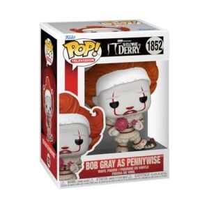 Funko POP! TV: Welcome to Derry - Bob Gray as Pennywise - Boneco de vinil colecionável - Ideia de presente - Mercadoria oficial - Brinquedos para crianças e adultos - Figura modelo para colecionadores (Discos de Vinil)