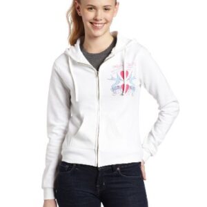 Bravado Moletom com capuz juvenil Justin Bieber Lovebirds Juniors com zíper, Branco, P - Bieber, Justin (CDs)